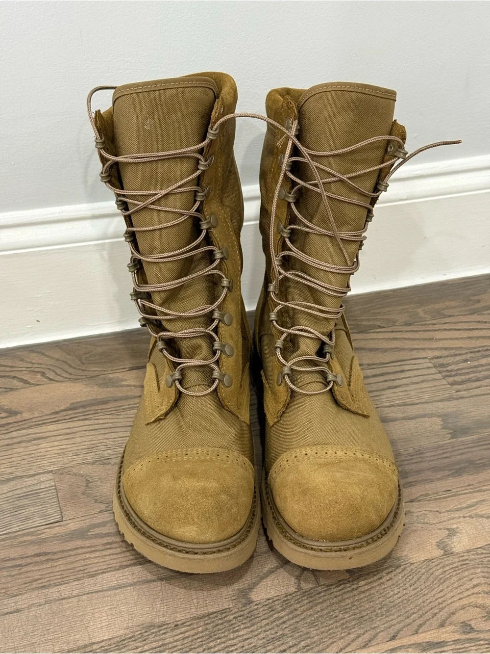 New 10.5 EE Men’s Corcoran 10” Cordura Coyote Marauder Steel Toe Boots